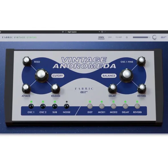 AIR Music Technology Fabric Vintage Andromeda