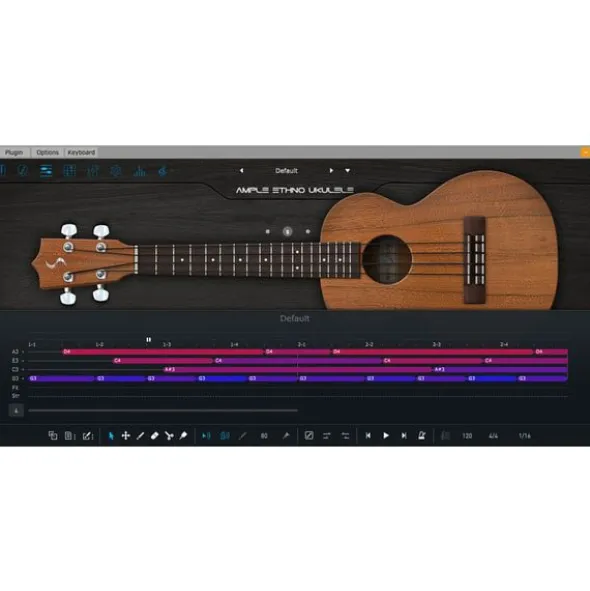 Ample Sound Ample Ethno Ukulele III