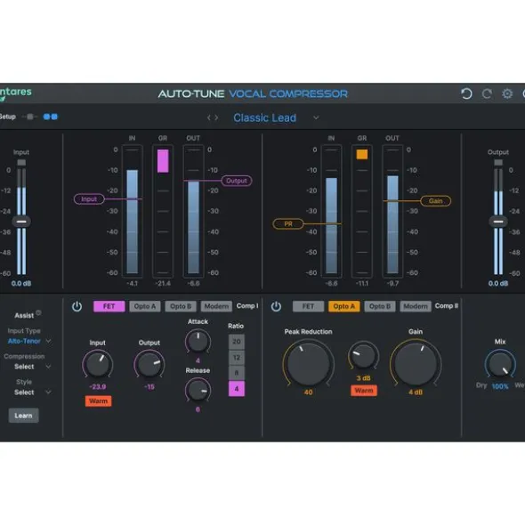 Antares AutoTune Vocal Compressor