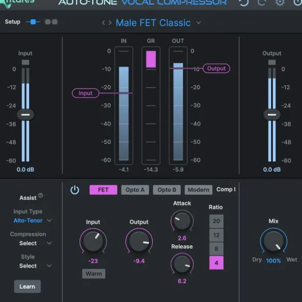 Antares AutoTune Vocal Compressor
