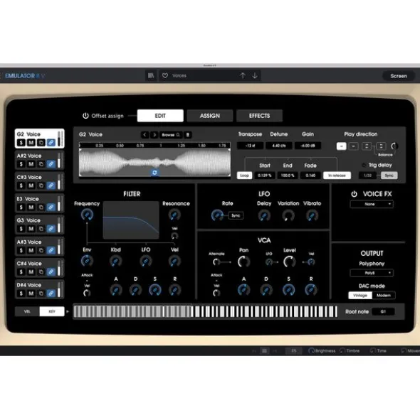 Arturia Emulator II V