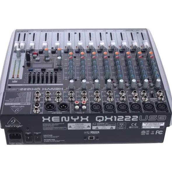 Behringer Xenyx QX1222USB Case Bundle