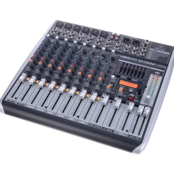 Behringer Xenyx QX1222USB Case Bundle