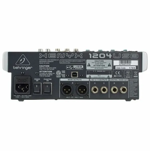 Behringer Xenyx 1204USB Bundle