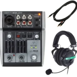 Behringer Xenyx 302USB Headset Bundle