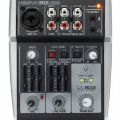 Behringer Xenyx 302USB Headset Bundle