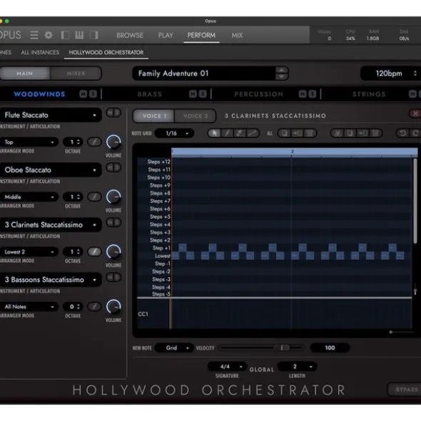 EastWest Hollywood Orchestra Opus Edit.
