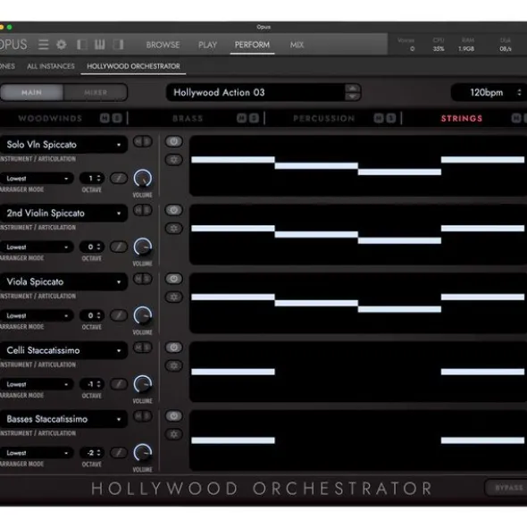 EastWest Hollywood Orchestra Opus Edit.