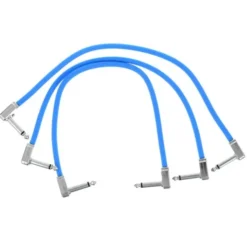Ernie Ball Flex Patch Cable 12" blue set