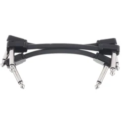 Ernie Ball Flex Patch Cable 3" black set
