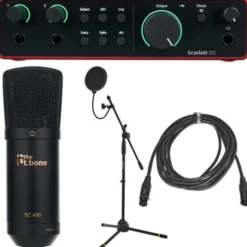 Focusrite Scarlett 2i2 4th Gen. Mic Bund