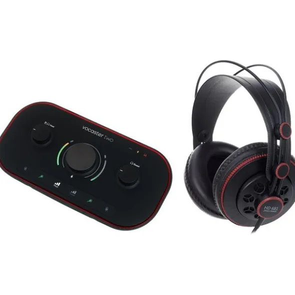 Focusrite Vocaster Two Headphone Bundle