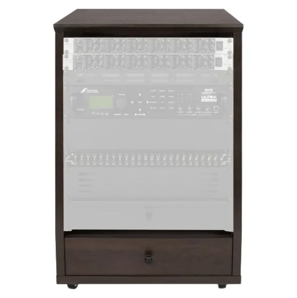 Gator Frameworks Elite 12U Angled Rack BRN