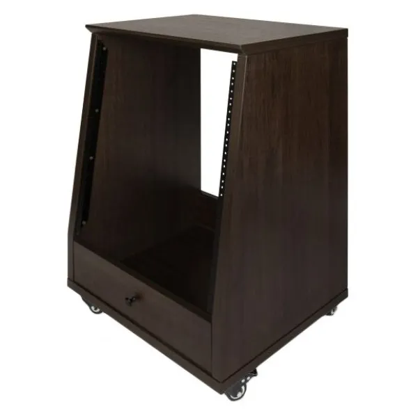 Gator Frameworks Elite 12U Angled Rack BRN
