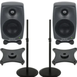 Genelec 8020 DPM Stand Bundle BK