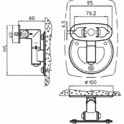 Genelec 8000-422W Wall Mount
