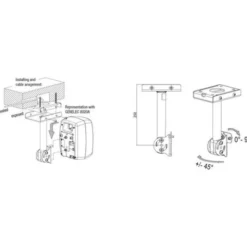 Genelec Z8000-436B Ceiling Mount Black