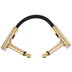 Harley Benton Pro-10 Gold Flat Patch Cable