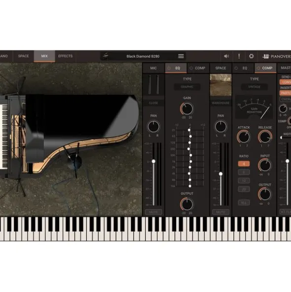IK Multimedia Pianoverse-Black Diamond B280