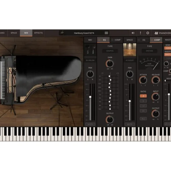 IK Multimedia Pianoverse Hamburg Grand S274