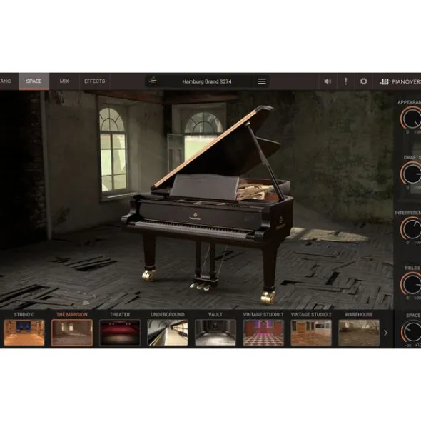 IK Multimedia Pianoverse Hamburg Grand S274