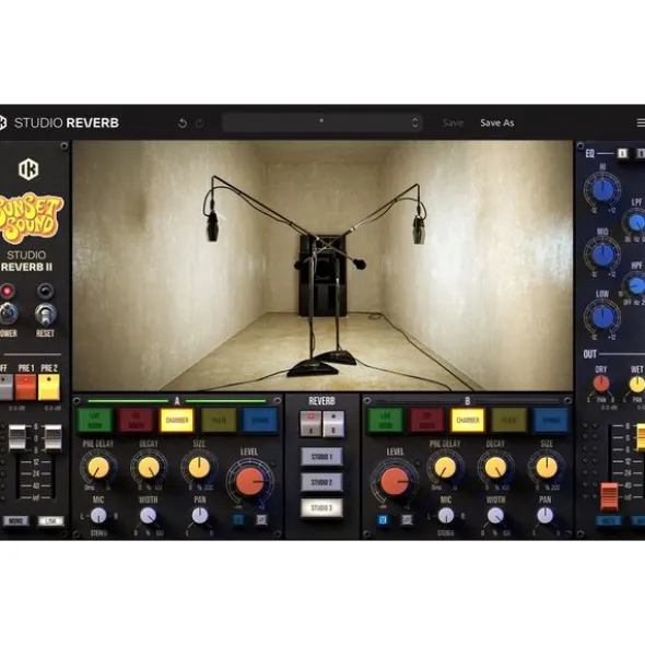 IK Multimedia Sunset Sound Studio Reverb II