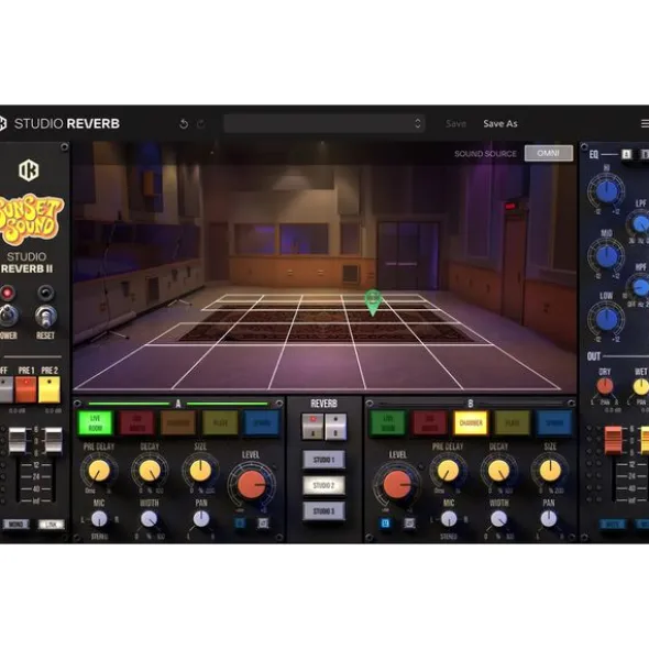IK Multimedia Sunset Sound Studio Reverb II