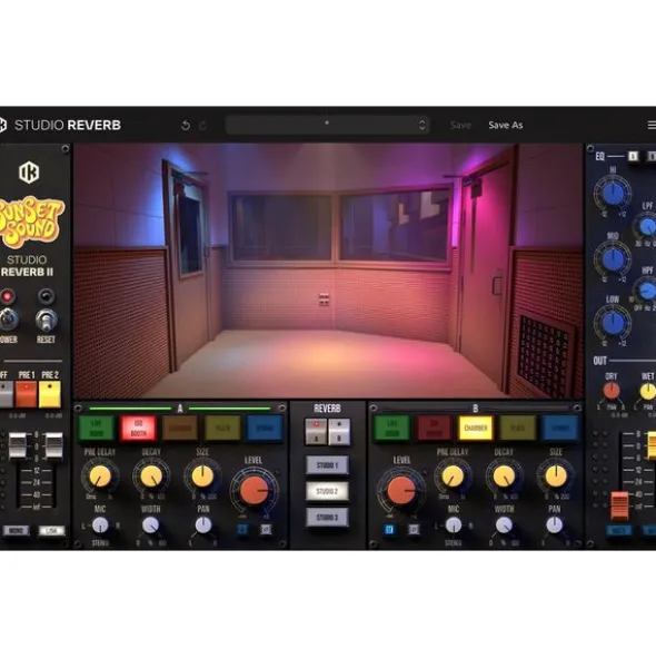 IK Multimedia Sunset Sound Studio Reverb II