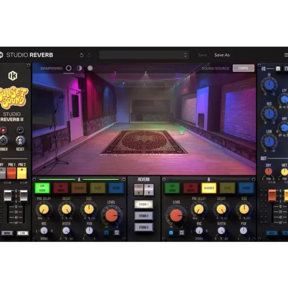 IK Multimedia Sunset Sound Studio Reverb II