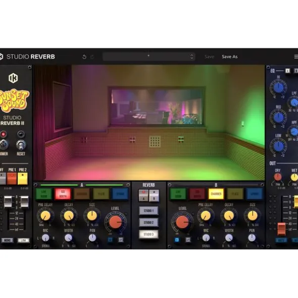 IK Multimedia Sunset Sound Studio Reverb II