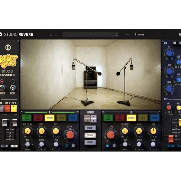 IK Multimedia Sunset Sound Studio Reverb II