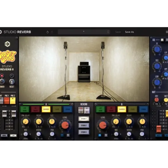 IK Multimedia Sunset Sound Studio Reverb II