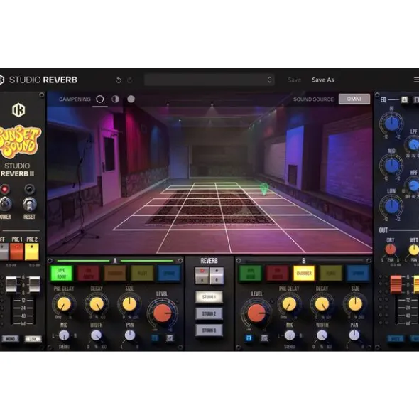 IK Multimedia Sunset Sound Studio Reverb II