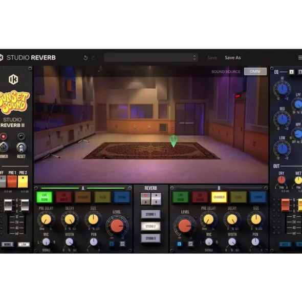 IK Multimedia Sunset Sound Studio Reverb II