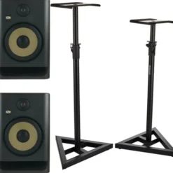 KRK Rokit RP8 G5 Stand Bundle
