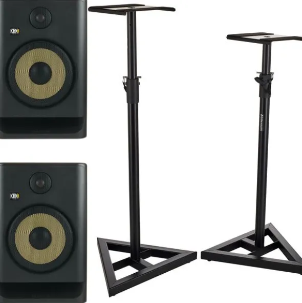 KRK Rokit RP8 G5 Stand Bundle
