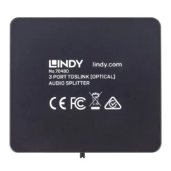 Lindy 3 Port TosLink Splitter