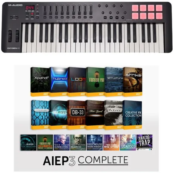 M-Audio Oxygen 49 MK5 - AIEP 3 Bundle