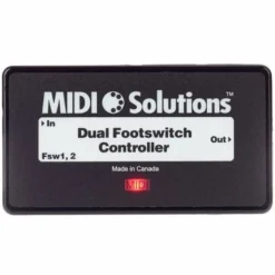 MIDI Solutions Dual Footswitch Controller