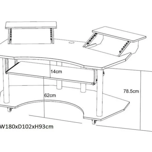 Millenium SD-180 N StudioDesk