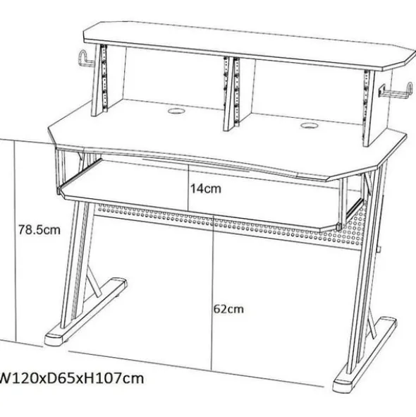 Millenium SD-120 W StudioDesk