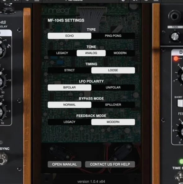 Moog MF-104S Analog Delay Plugin
