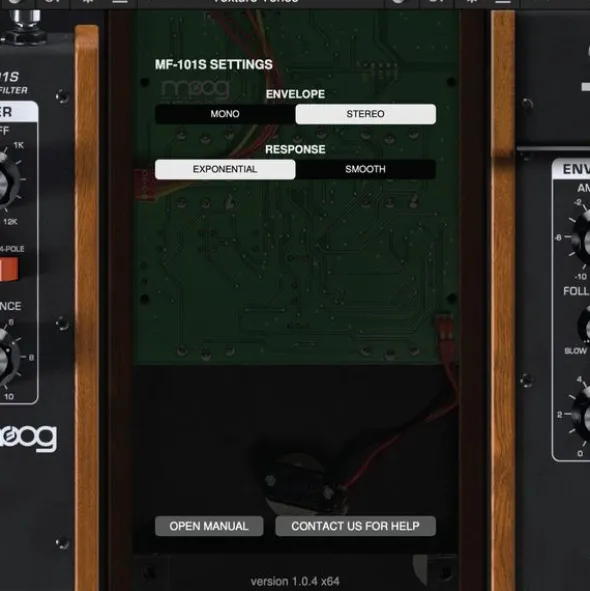 Moog MF-101S Lowpass Filter Plugin