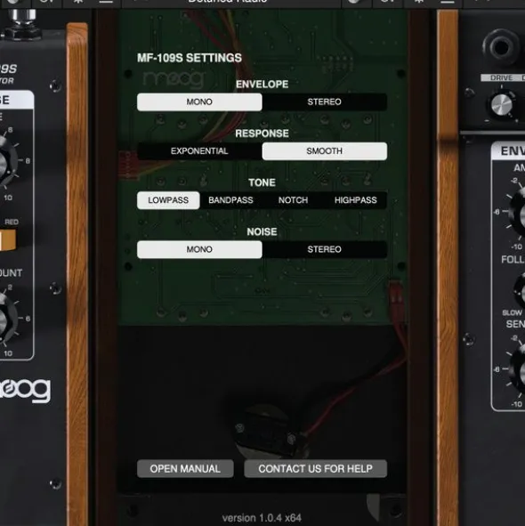 Moog MF-109S Saturator Plugin