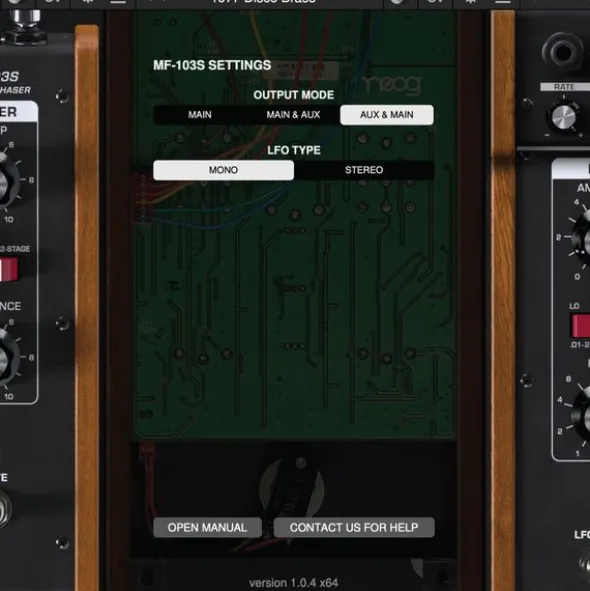 Moog MF-103S 12-Stage Phaser Plugin