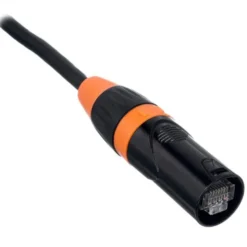 pro snake CAT6E CC Cable 1.0m orange