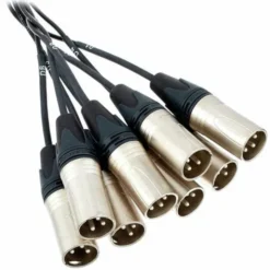 pro snake SUB-D 25pin-XLRM 2m