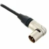 pro snake XLR Patch Angled/Angled 0.5m