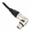 pro snake XLR Patch Angled/Female 10m