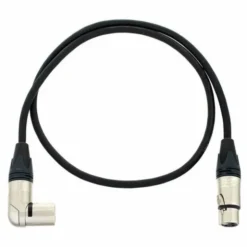 pro snake XLR Patch Angled/male 1m